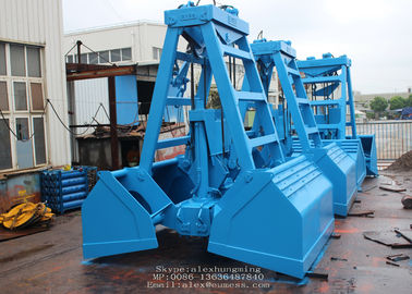 Chiny SWL 20T 6 - 10M3 Remote Controlled Clamshell Grabs for Bulk Cargo of Sand or Iron Ore dostawca