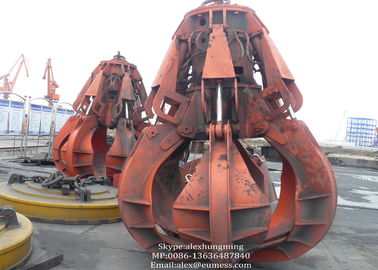 Chiny 10T Electric Hydraulic Orange Peel Grab / Steel Scrap Orange Peel Grapple dostawca