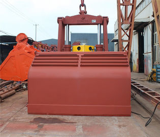Chiny Industrial 28T 15CBM Electro Hydraulic Grabs / Ship Deck Crane Clamshell Grapples dostawca
