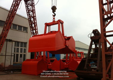Chiny Clamshell Motor Electro Hydraulic Grabs For Ship Deck Crane to Discharge Bulk Cargo dostawca