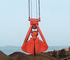 16T Mechanical Clamshell Grab Bucket 10m³  For Bulk Cargo Crane , Customized Color dostawca