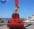 Red Hydraulic Drive Clamshell Grab Bucket for Excavator or Crane Handling Rock and Scrap 1.6m³ dostawca