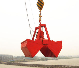 Chiny ISO Standard 25T 6 - 12m³ Electro Hydraulic Clamshell Grab  for Bulk Carrier Ship Crane dostawca