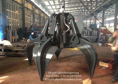 Chiny Industrial Electric Hydraulic Orange Peel Grab / Excavator Scrap Grab 10 Ton - 50T dostawca
