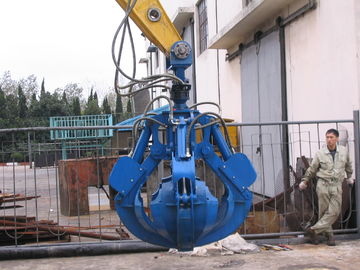 Chiny Professional Excavator Grab Attachment Excavator Orange Peel Grab Bucket Large Capacity dostawca
