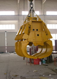 Chiny Electro-Hydraulic Rectangle Scrap Grab / Grapple Bucket  for Single Hook Crane dostawca